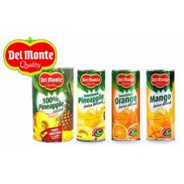 4 Cans Of Fresh Juices From Delmonte